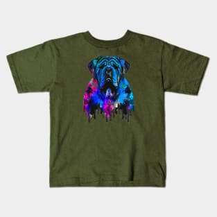 Neapolitan Mastiff Guard Dog Stencil Kids T-Shirt